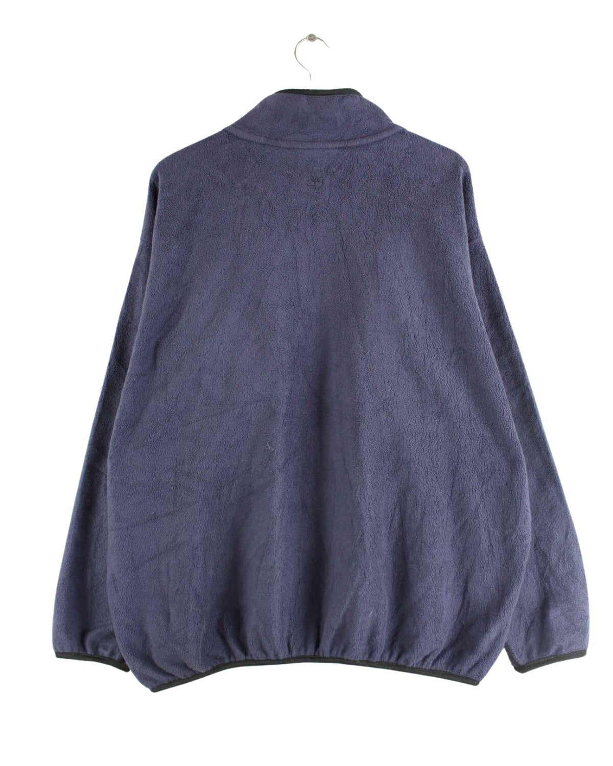 Timberland 90s Fleece Half Zip Sweater Blau L (back image)