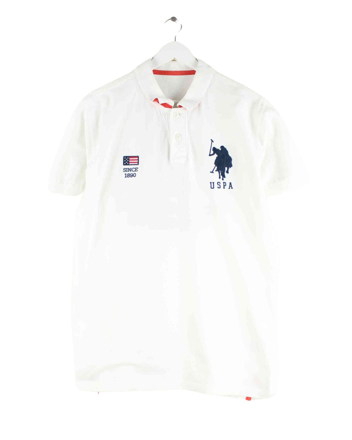U.S. Polo ASSN. Embroidered Polo Weiß L (front image)