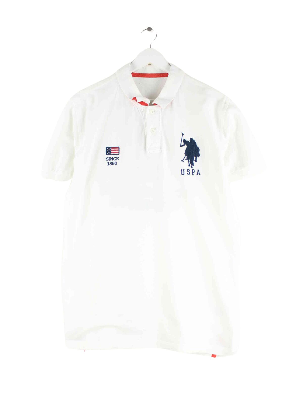 U.S. Polo ASSN. Embroidered Polo Weiß L (front image)