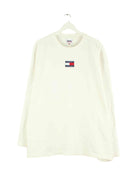 Tommy Hilfiger Embroidered Sweater Weiß XXL (front image)