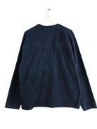 GAP Fleece V-Neck Sweater Blau XL (back image)
