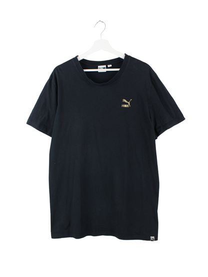 Puma Print T-Shirt Schwarz XL