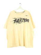 Nike Faster Print T-Shirt Beige 3XL (front image)