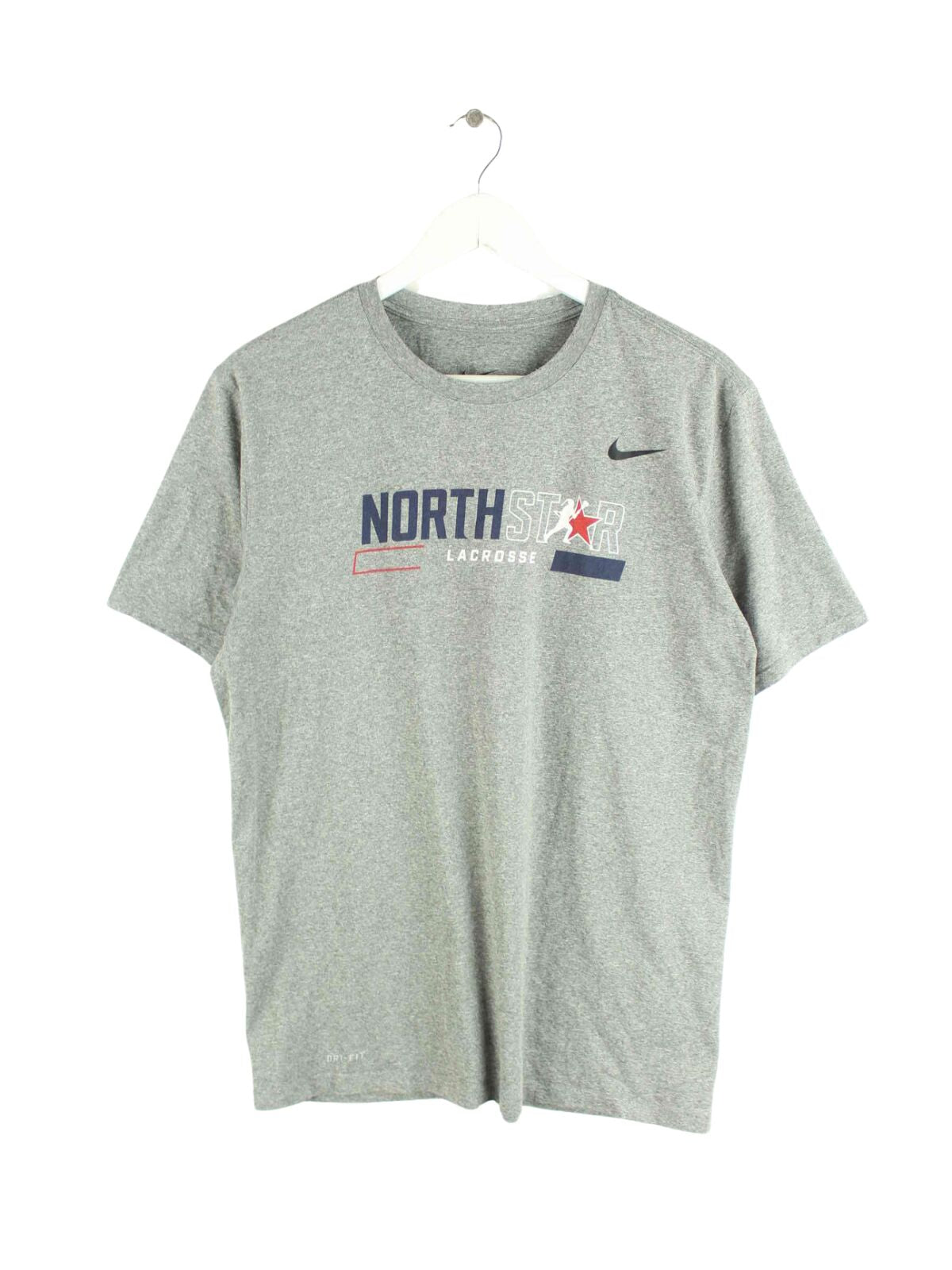 Nike Lacrosse North Star Sport T-Shirt Grau L (front image)