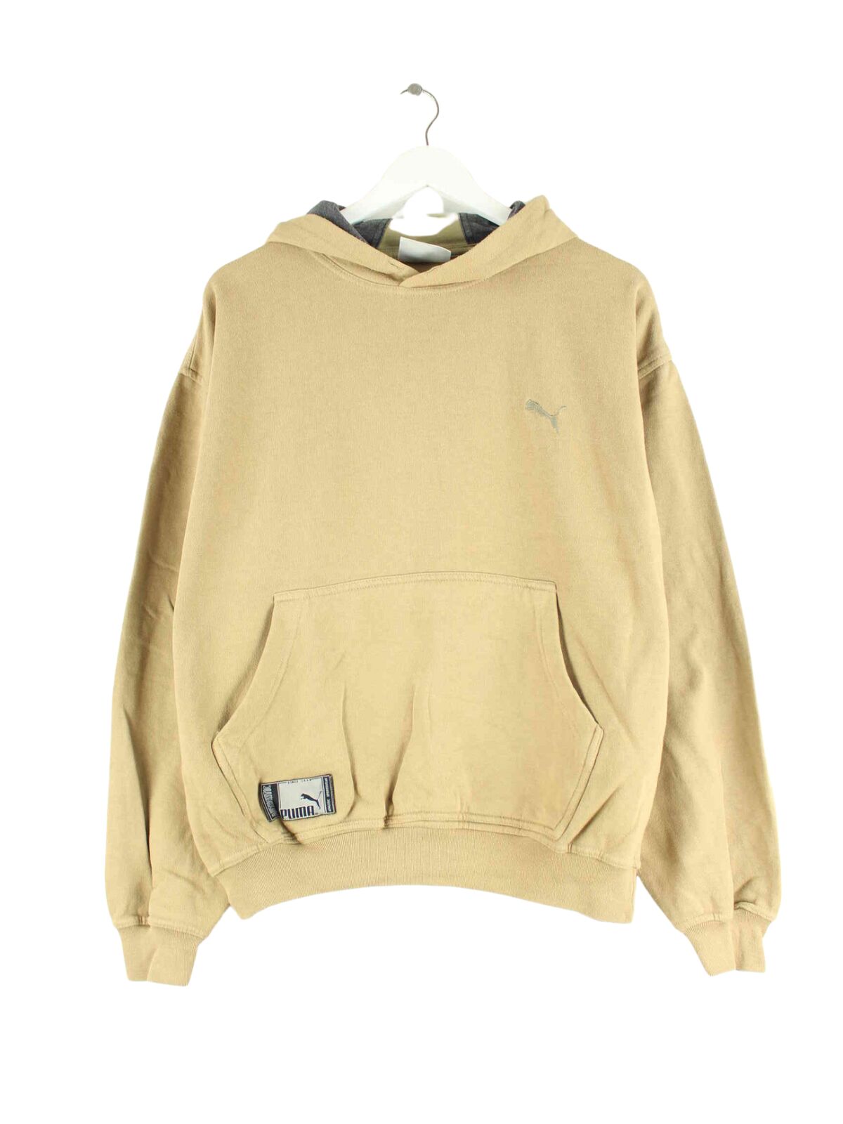 Puma 00s Embroidered Hoodie Beige L (front image)