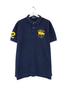 Ralph Lauren 90s Vintage Embroidered Polo Blau XL (front image)