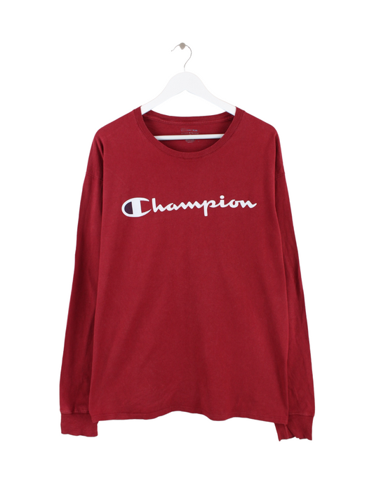 Champion Print Sweatshirt Rot XL