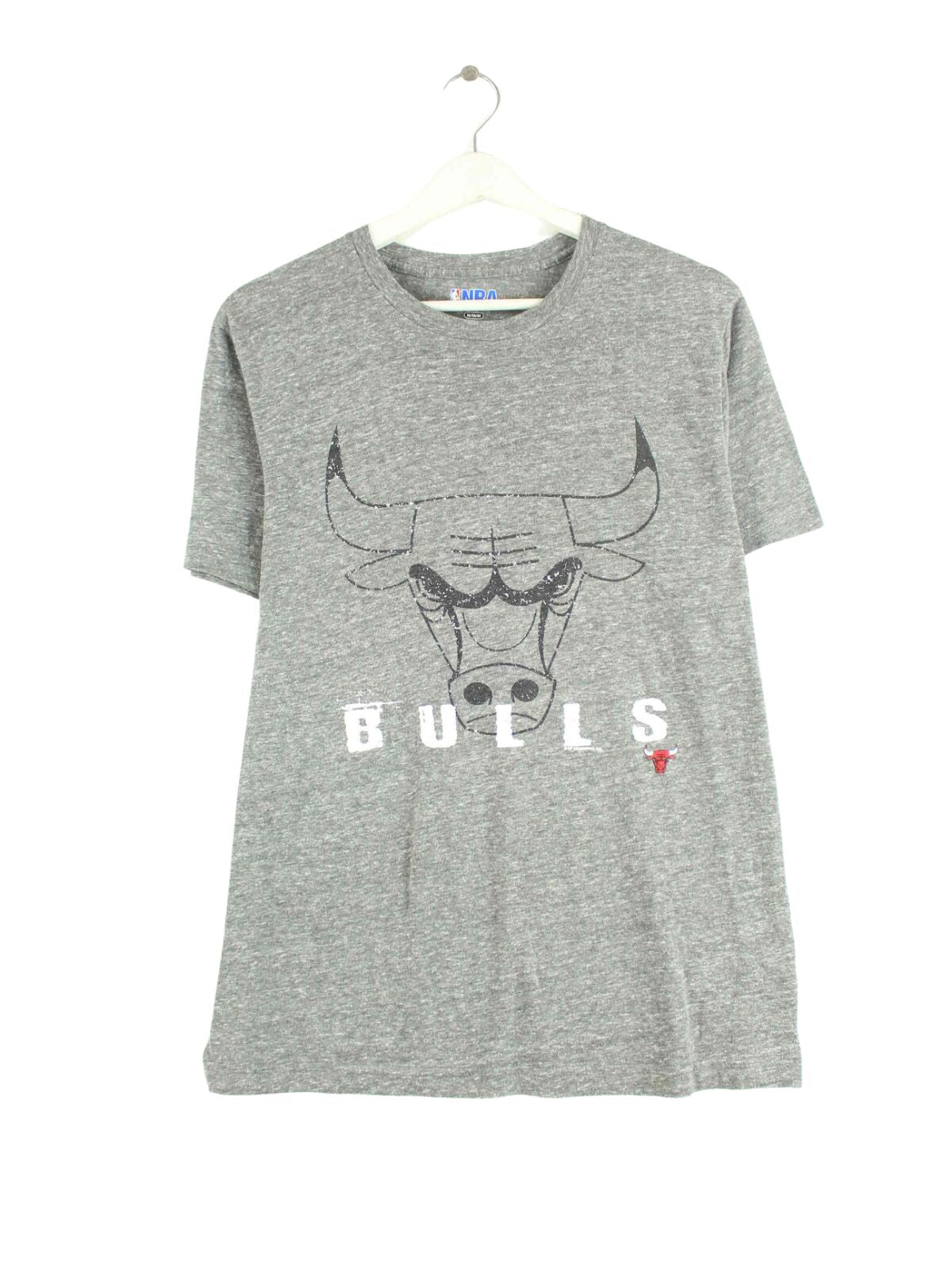 NBA Bulls Print T-Shirt Grau M (front image)