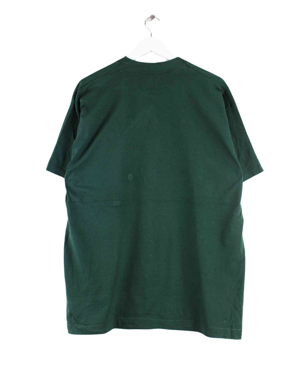 Vintage 90s Painted Single Stitched T-Shirt Grün L (back image)