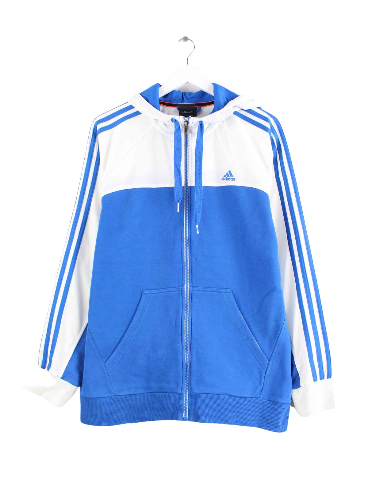 Adidas Sport Zip Hoodie Blau L (front image)