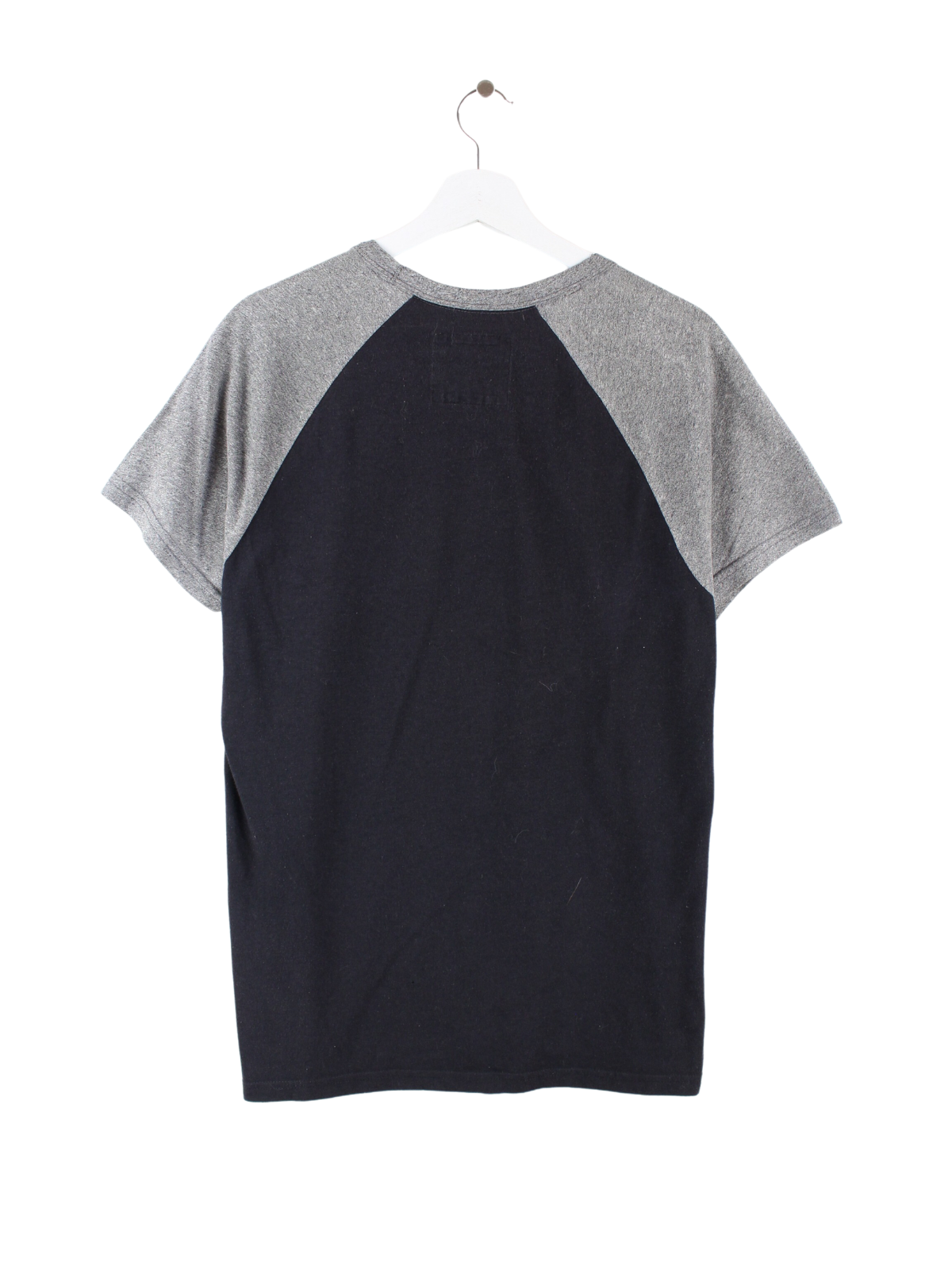 Hollister T-Shirt Women's XS Black Gray bleach wrinkle Oversized *Wild and  Free*