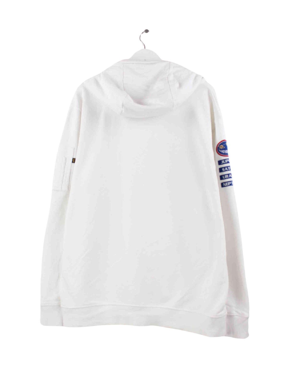 Alpha Industries Nasa Hoodie White XXL Peeces