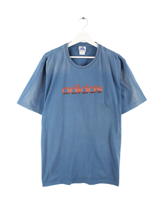 Adidas 90s Print T-Shirt Blau XL