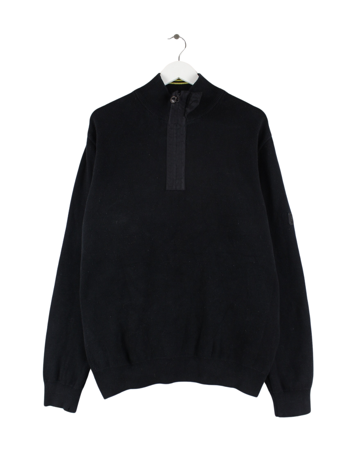 Barbour Half Zip Sweater Schwarz XXL