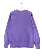 Champion 90s Vintage Reverse Weave Print Sweater Lila L (back image)