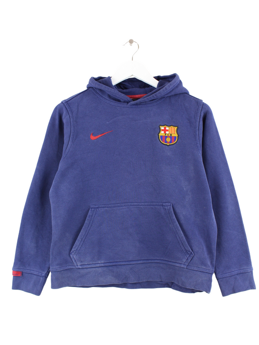 Nike Damen FC Barcelona Hoodie Blau XS