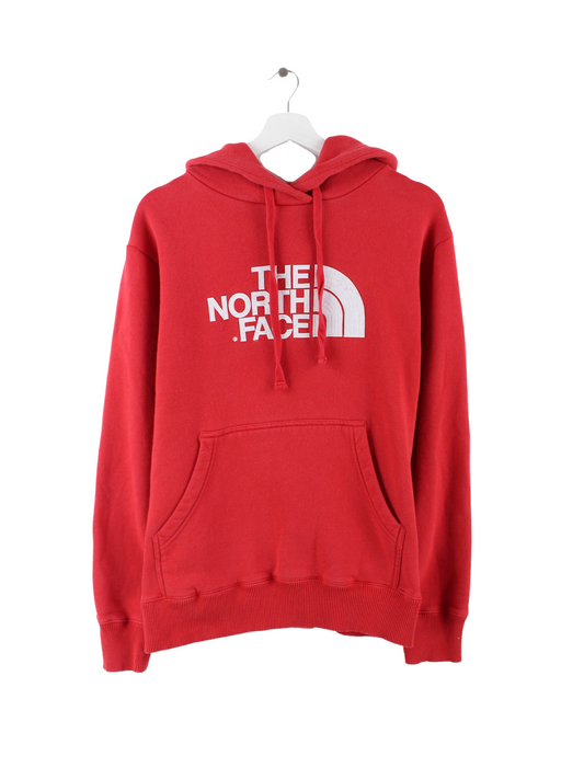 The North Face Embroiderd Hoodie Rot M