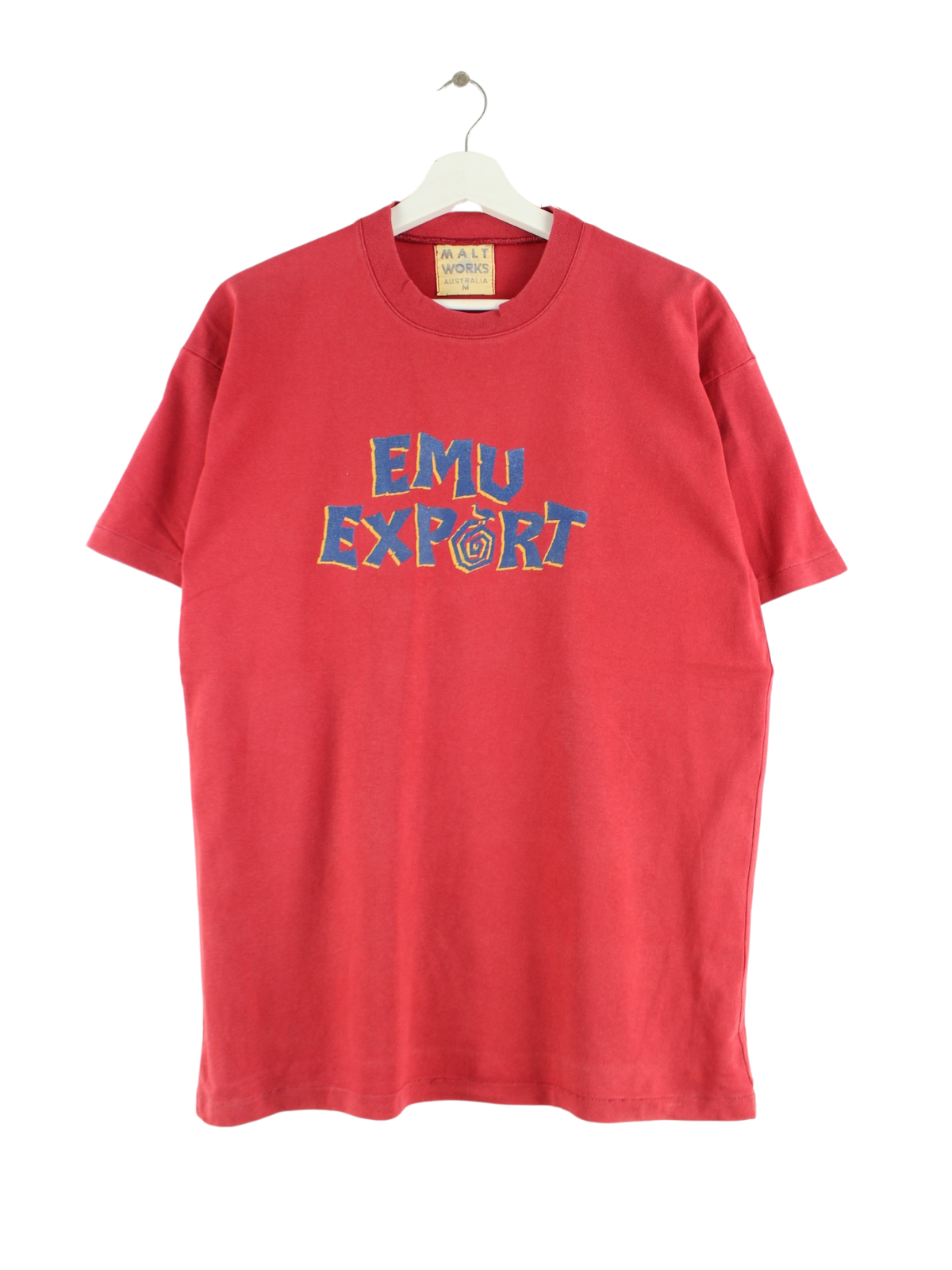 Vintage 80s Vintage Emu Export Single Stitch T-Shirt Red M – Peeces