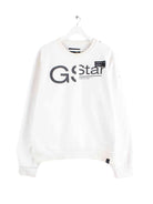 G-Star Raw Print Sweater Weiß XXL (front image)