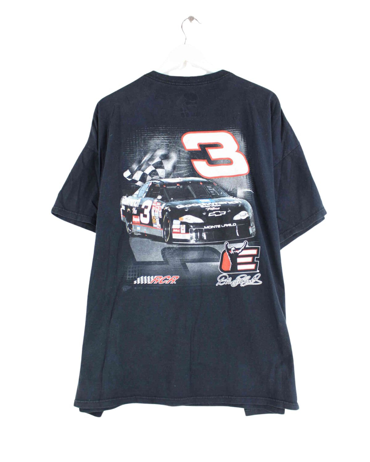 Nascar Racing Print T-Shirt Schwarz 3XL (back image)