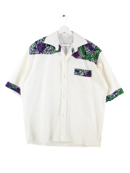 Vintage Hawaii Shirt White XXL