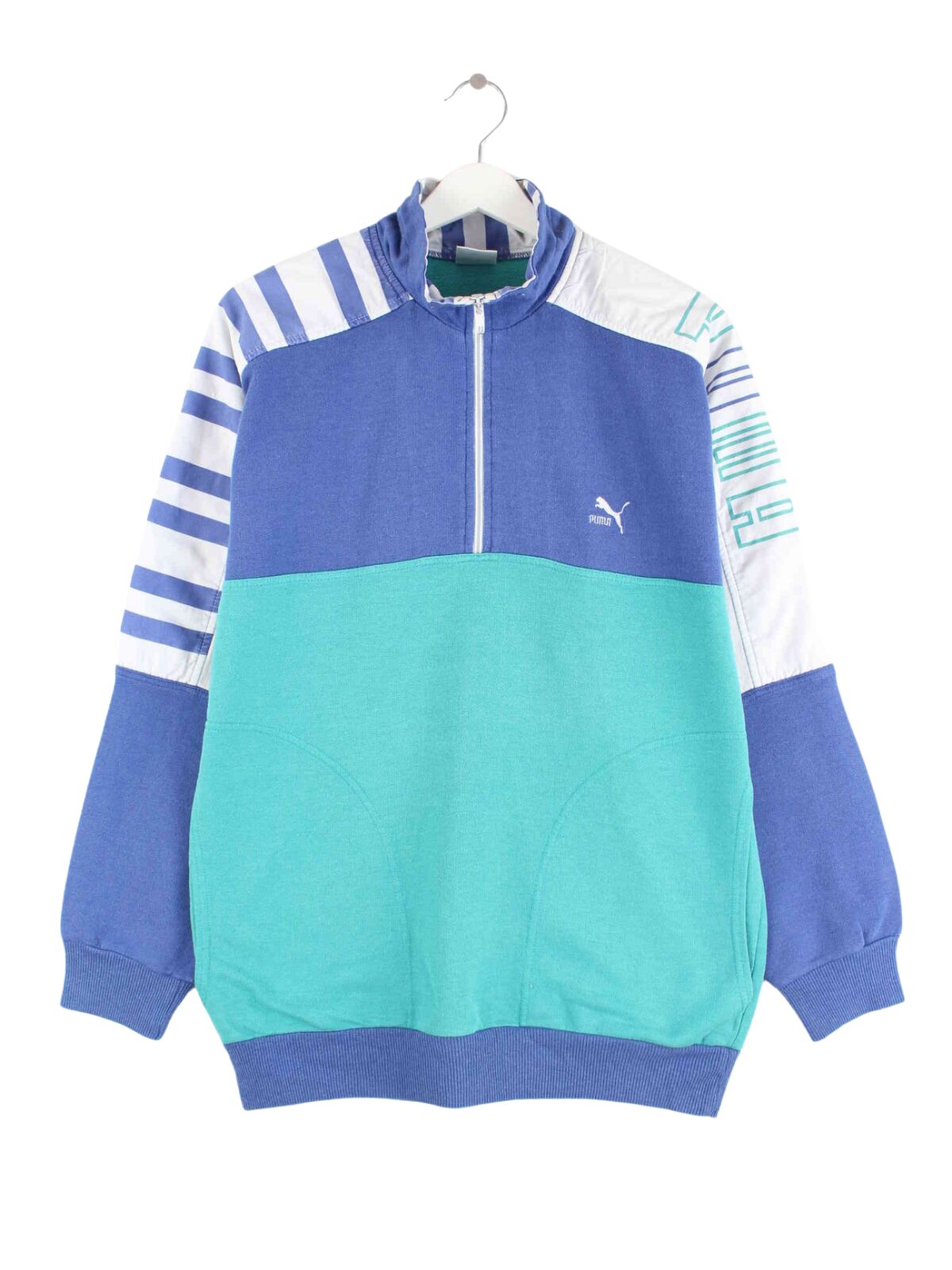 Puma 80s Vintage Half Zip Sweater Mehrfarbig M (front image)