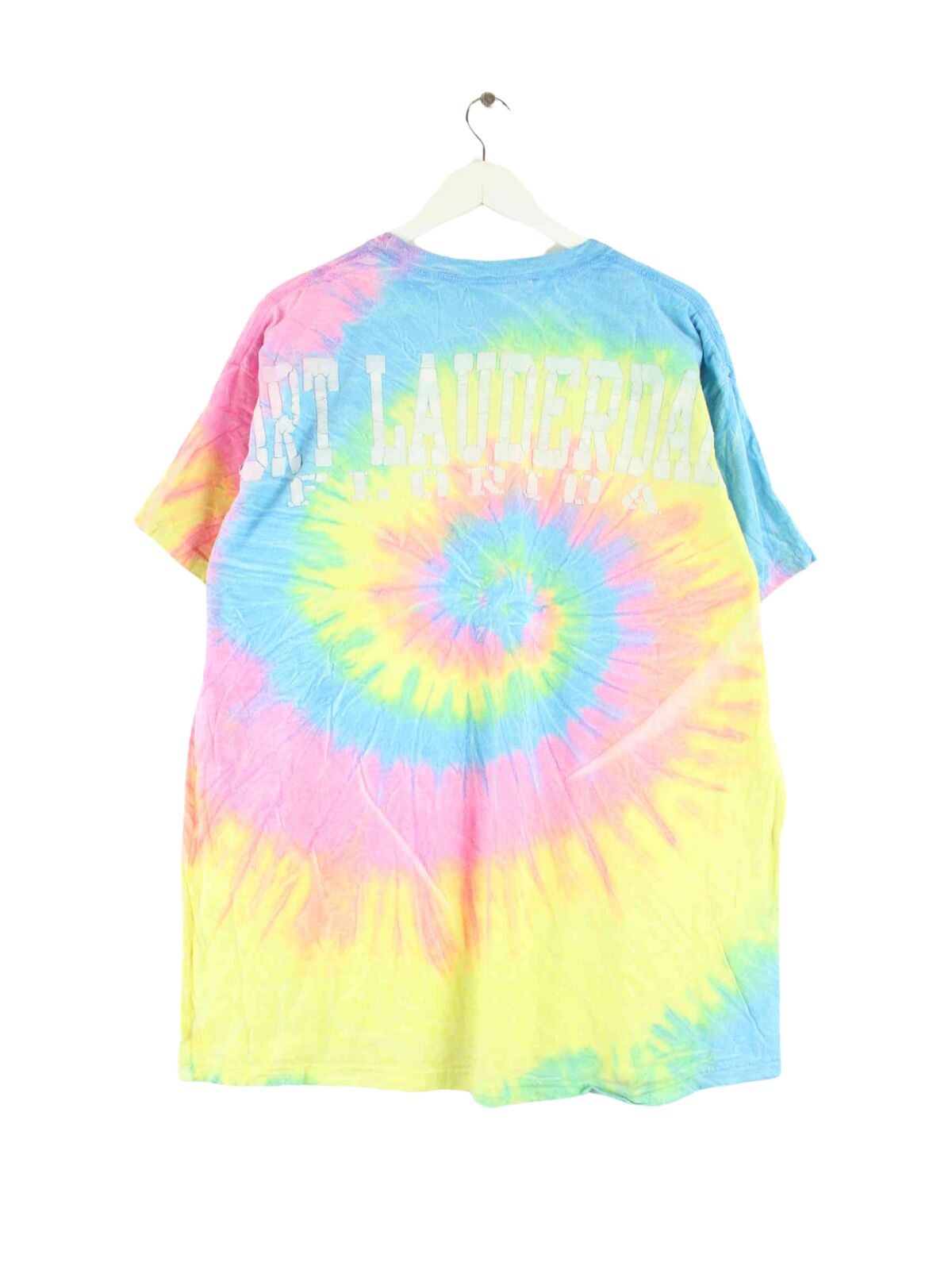 Colortone y2k Fort Lauderdale Print Tie Dye T-Shirt Mehrfarbig XL (back image)