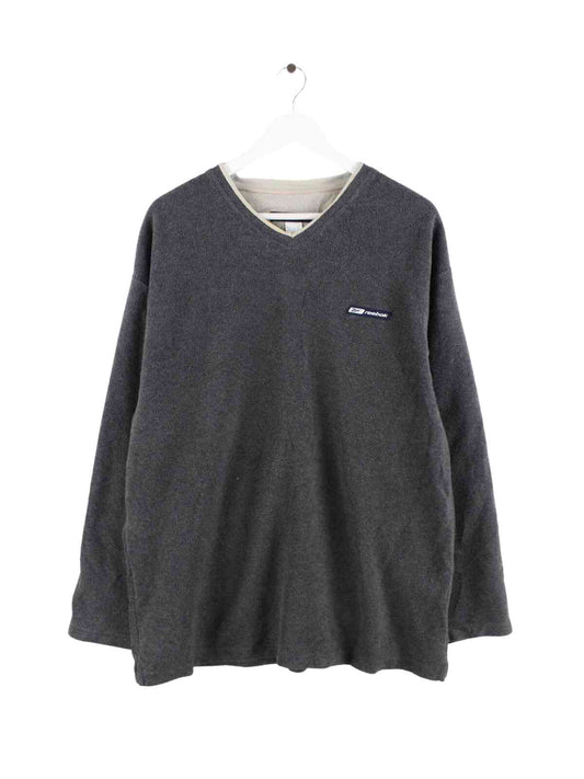 Reebok Fleece Sweater Grau XL