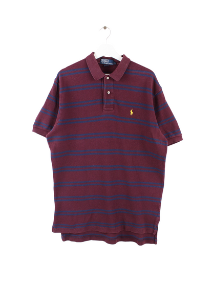 Ralph Lauren Polo Shirt Striped Red L