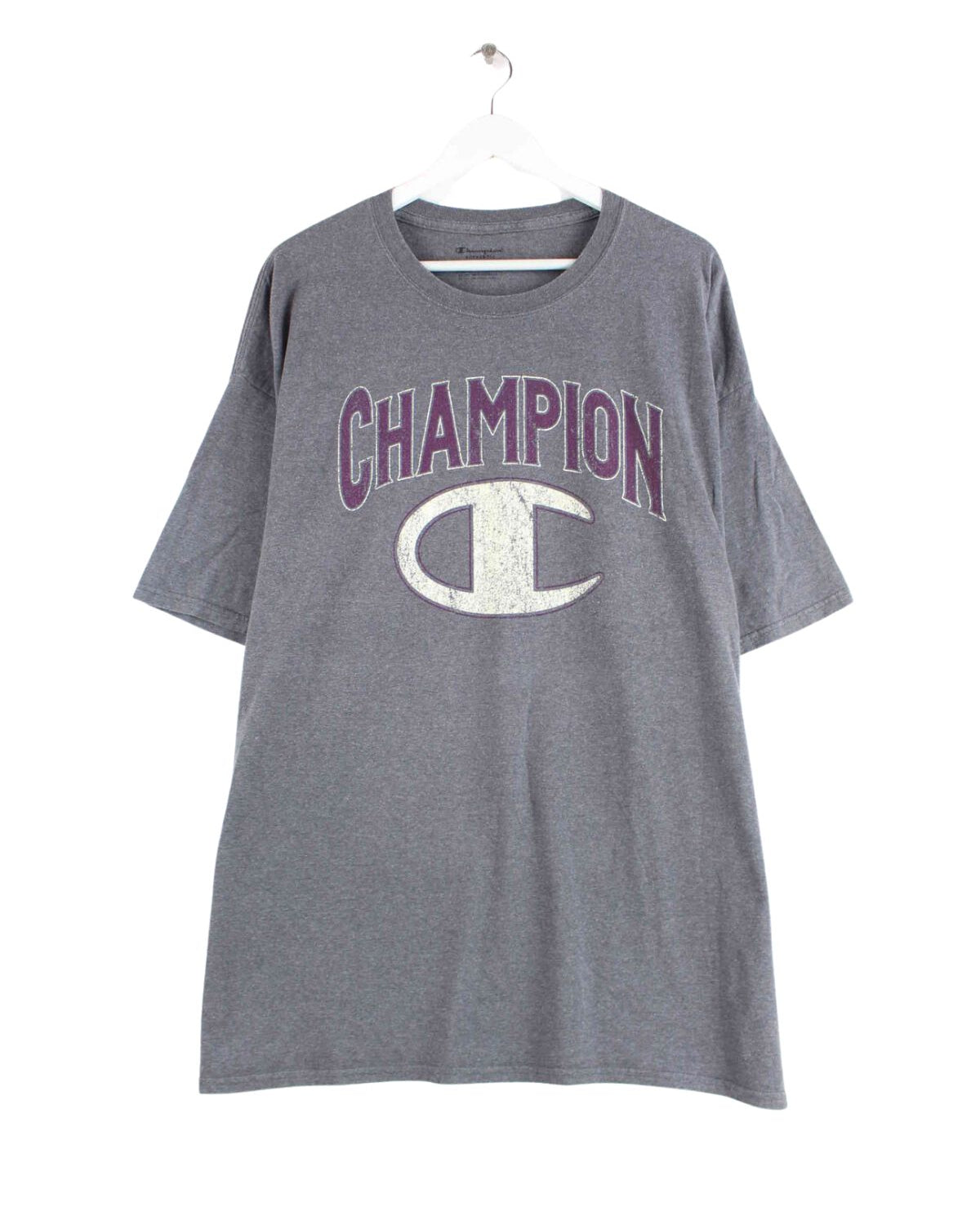 Champion Logo Print T-Shirt Grau XXL (front image)