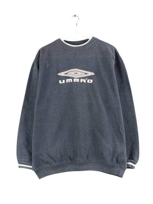 Umbro 90s Vintage Embroidered Sweater Blau L