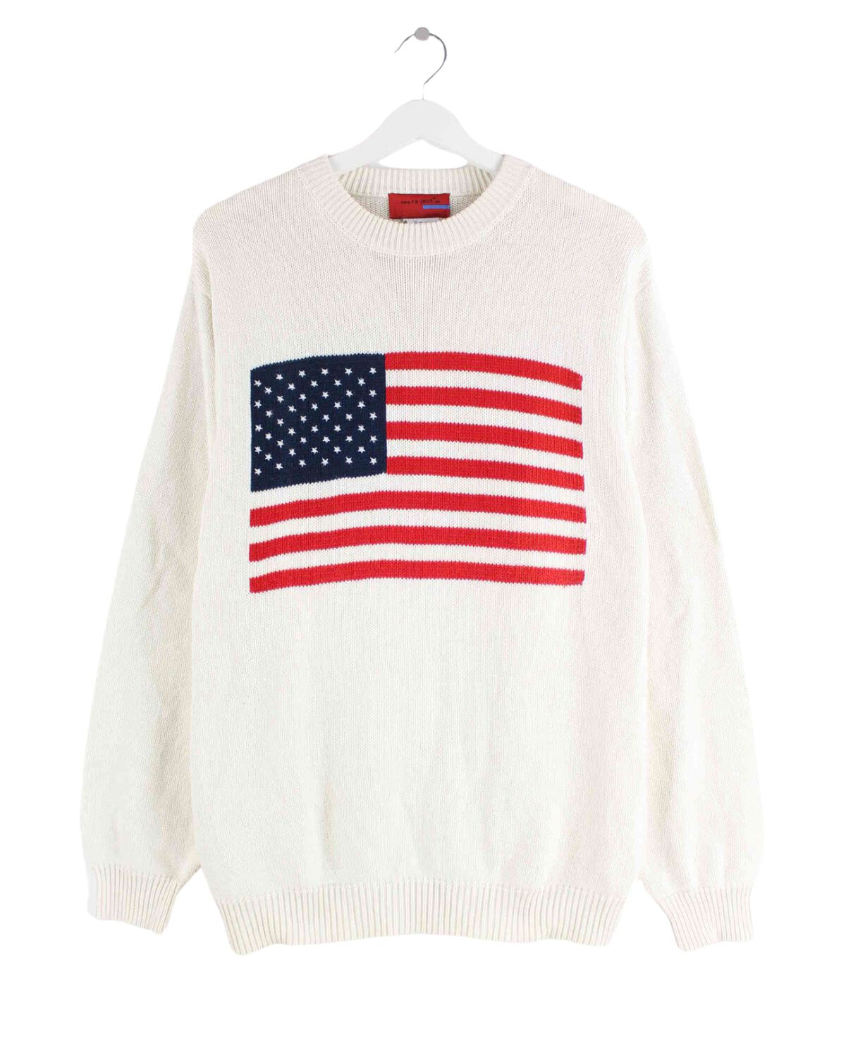Vintage USA Pullover Weiß L (front image)