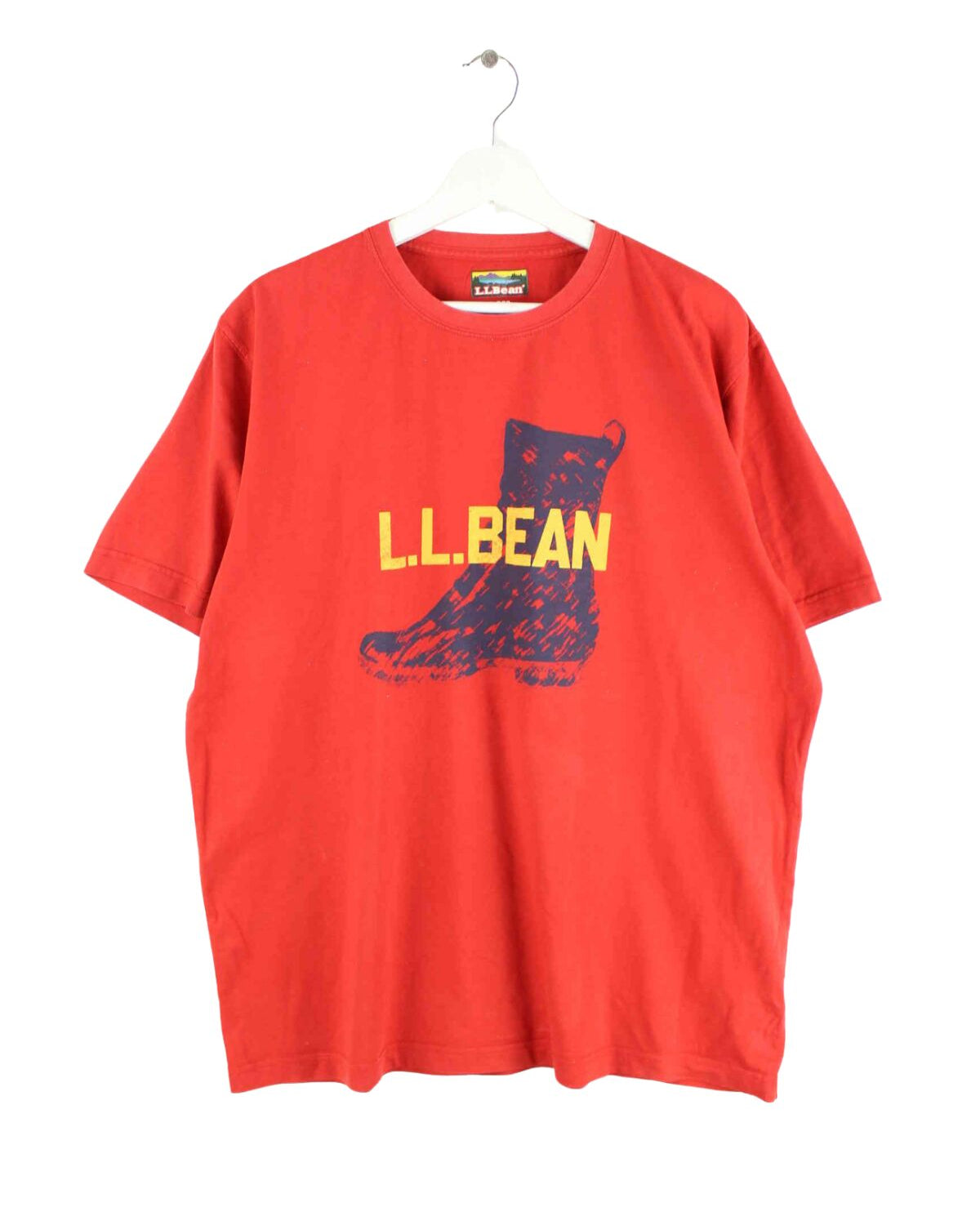 LL Bean Print T-Shirt Rot L (front image)