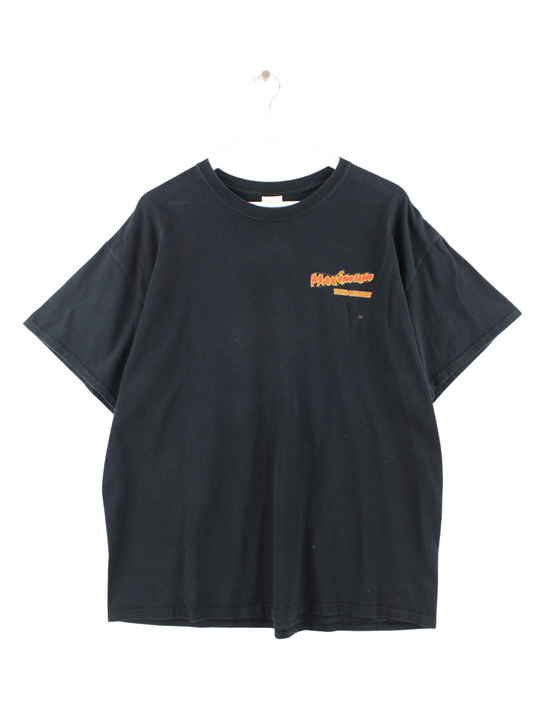 Gildan Print T-Shirt Schwarz XL
