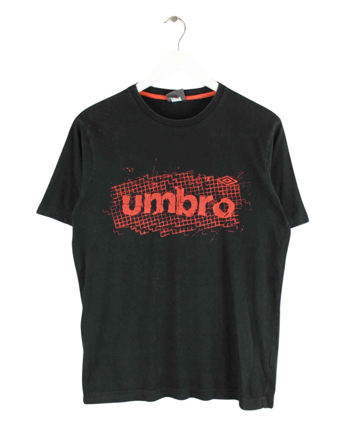 Umbro y2k Logo Print T-Shirt Schwarz S (front image)