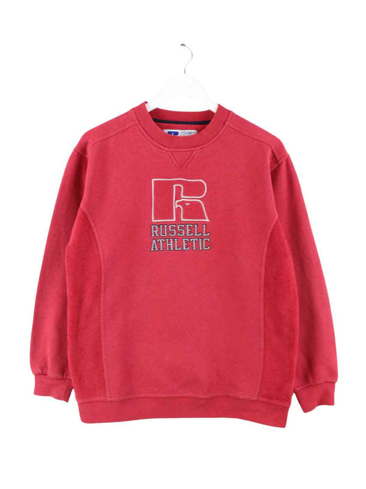 Russell Athletic Damen Embroidered Sweater Rot S