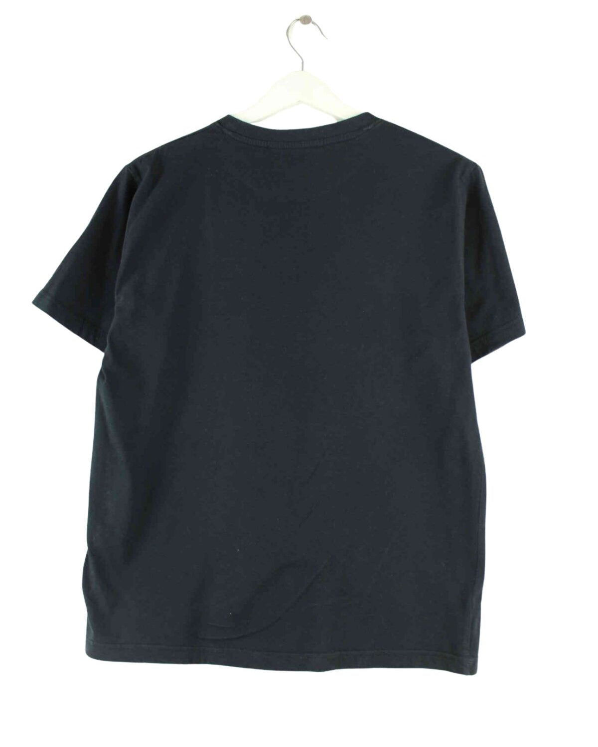Vintage The Rising Sun Print T-Shirt Schwarz S (back image)