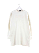 Nike Damen Oversized Embroidered Sweater Beige S (front image)