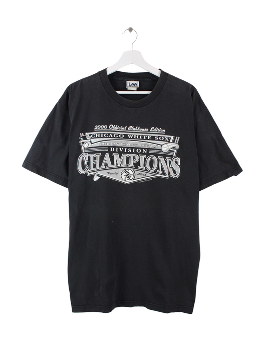 Lee Chicago White Sox T-Shirt Schwarz XL
