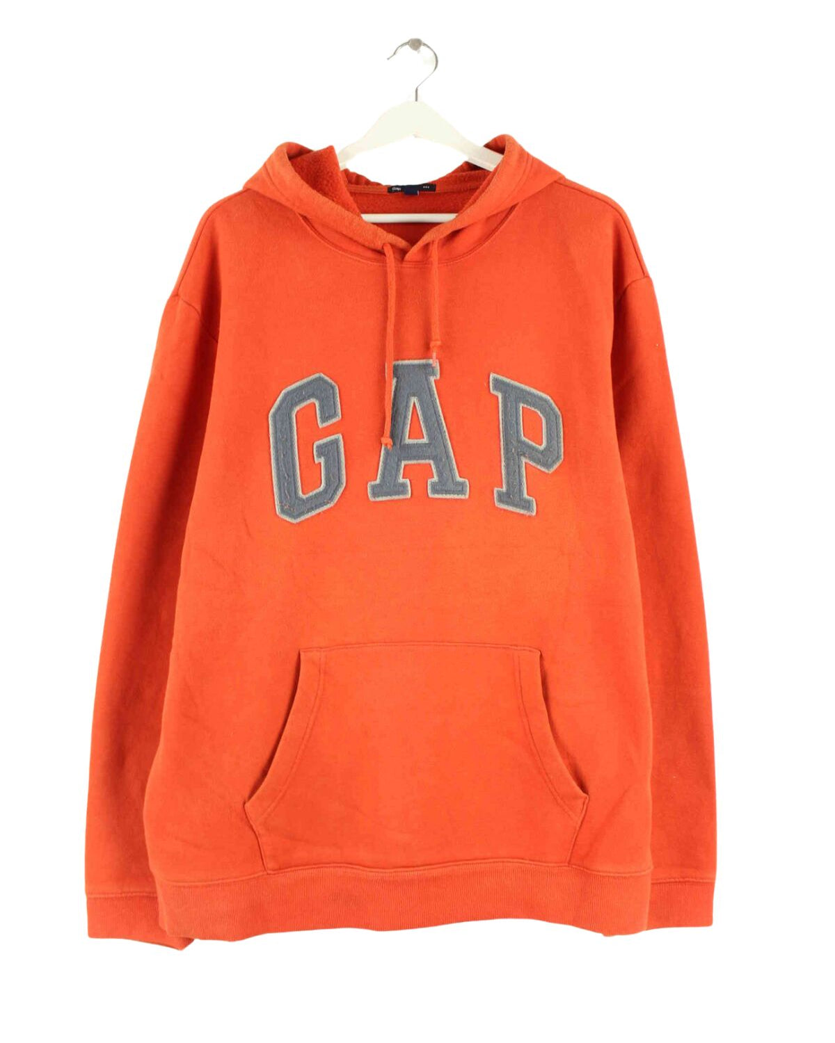 GAP Embroidered Hoodie Orange XL (front image)