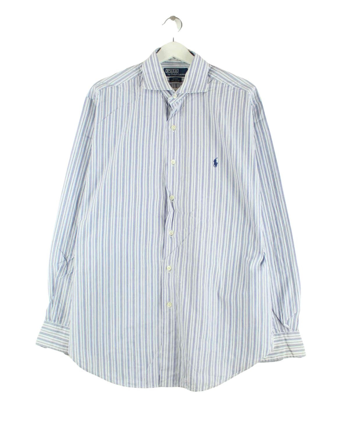 Ralph Lauren Irving Striped Hemd Blau L (front image)