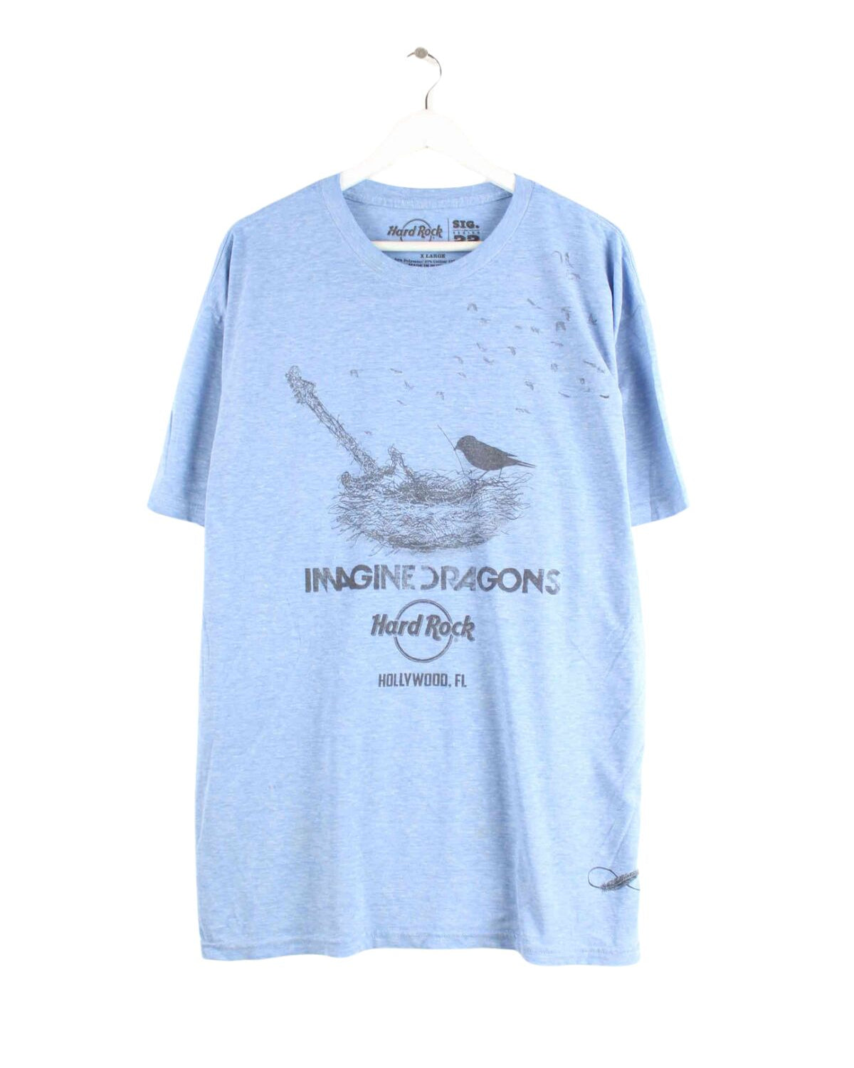 Hard Rock Cafe Hollywood Imagine Dragon Print T-Shirt Blau XXL (front image)