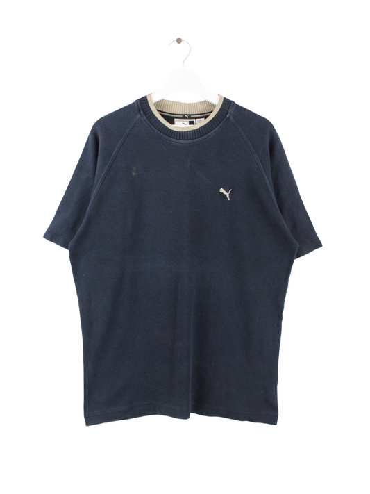 Puma 90s Basic T-Shirt Blau XL