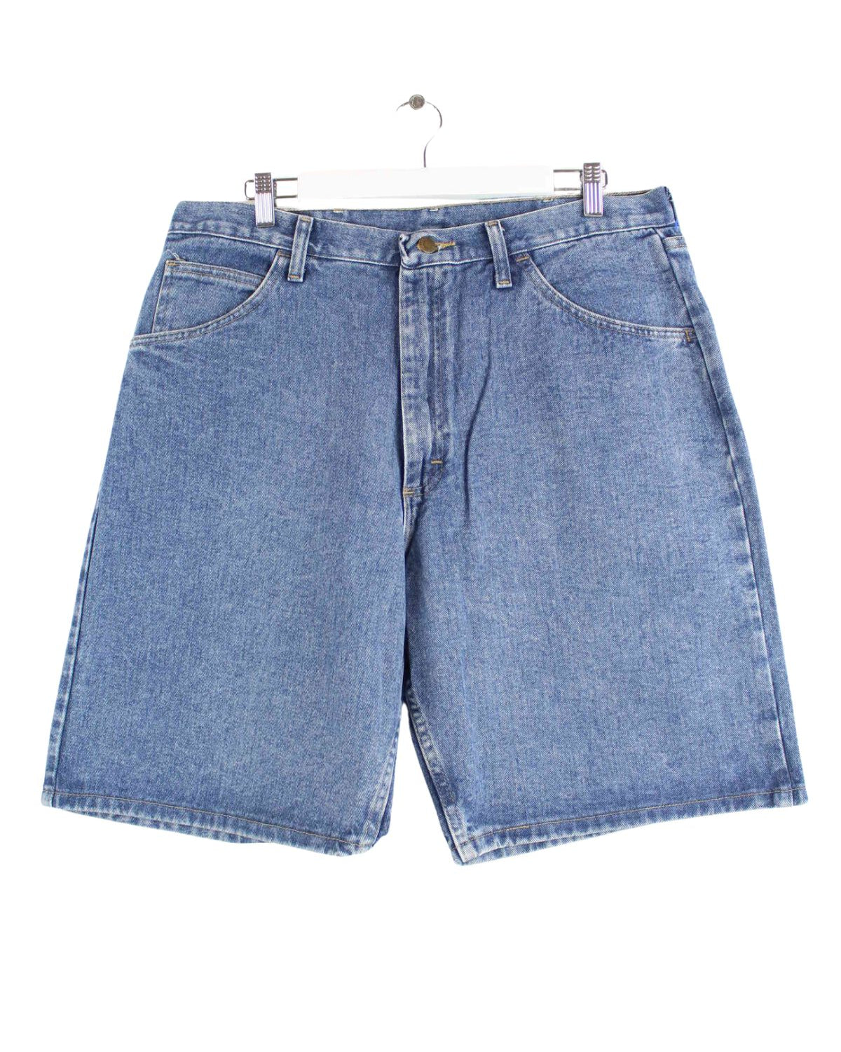 Wrangler Relaxed Fit Jeans Shorts Blau W36 (front image)