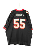 Reebok Bucaneers Brooks #55 Jersey Schwarz 4XL (back image)