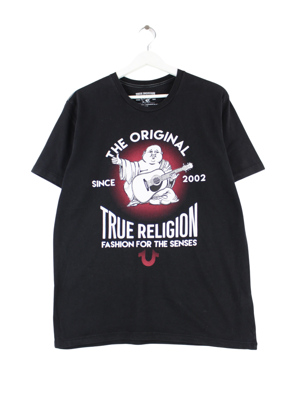 True Religion Buddha Print T Shirt Schwarz M Peeces