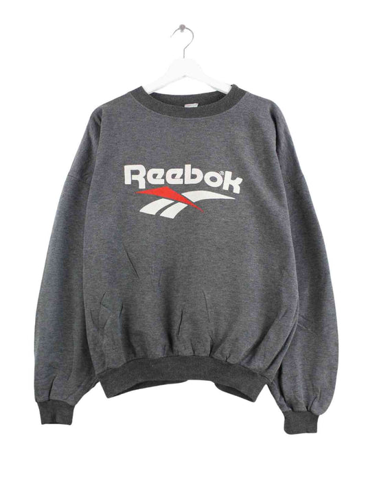 Reebok 80s Vintage Print Sweater Grau M