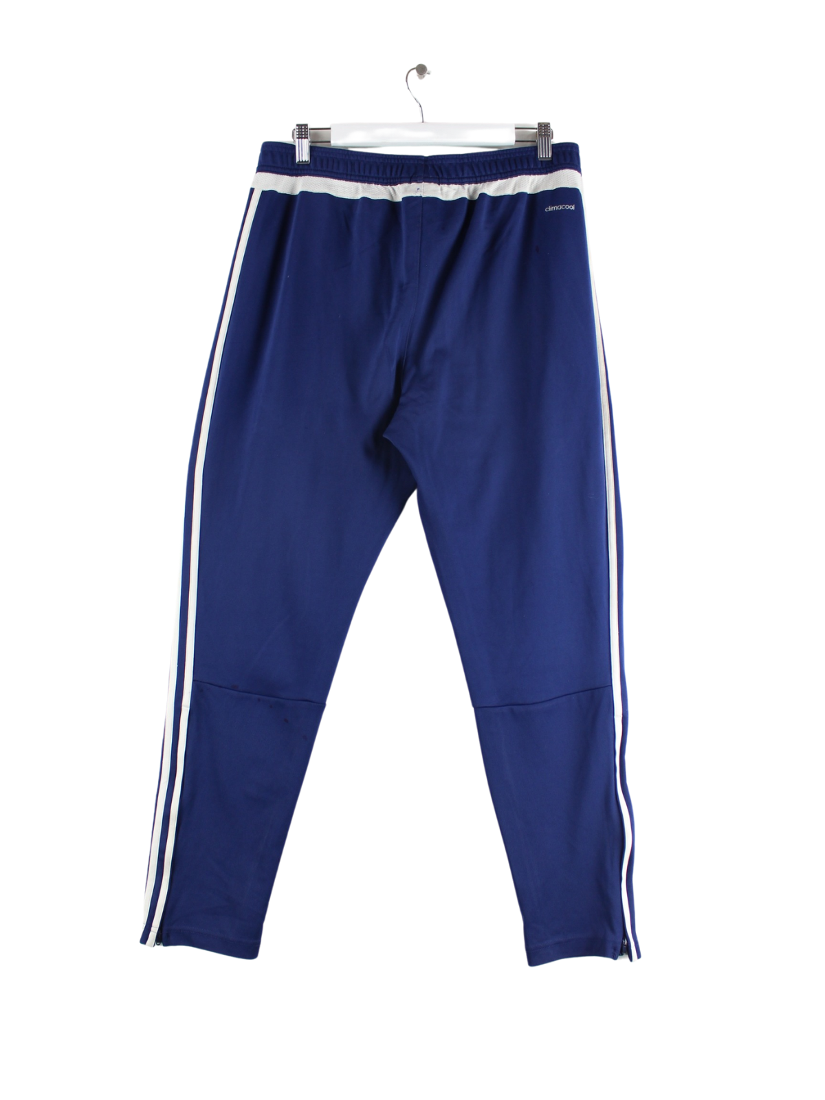 Blue adidas training pants sales