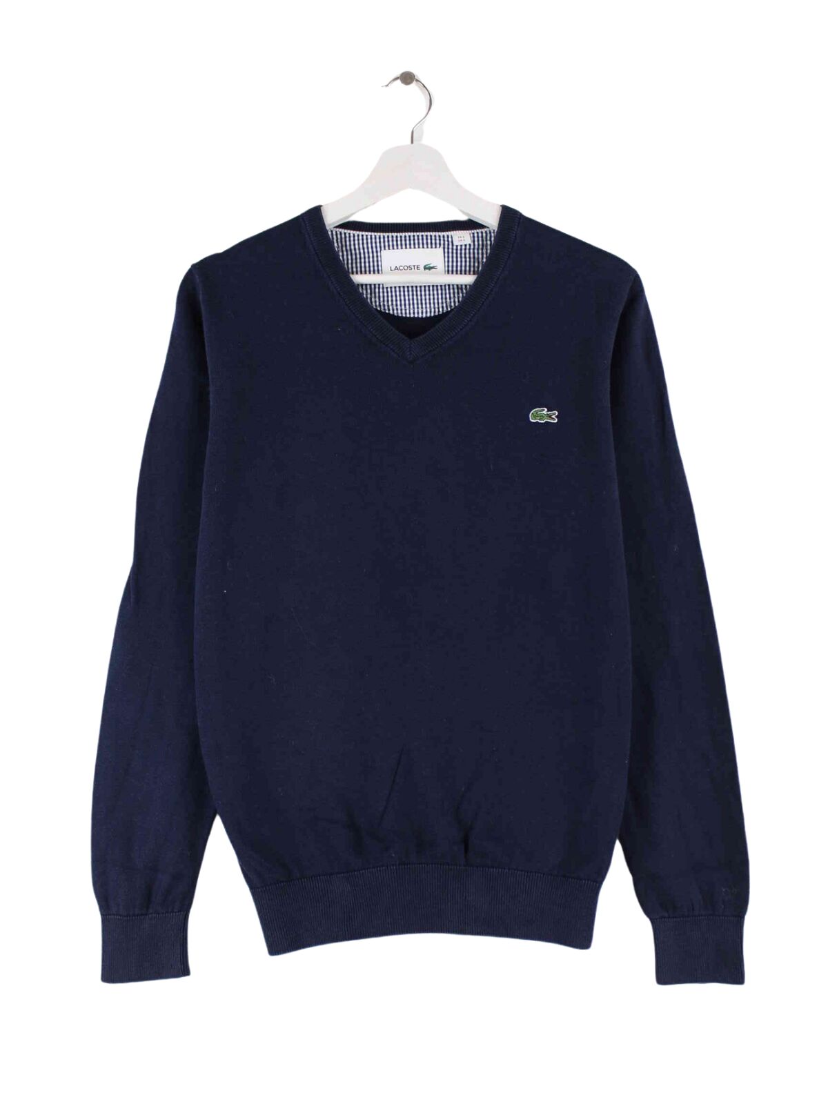 Lacoste V-Neck Pullover Blau S (front image)