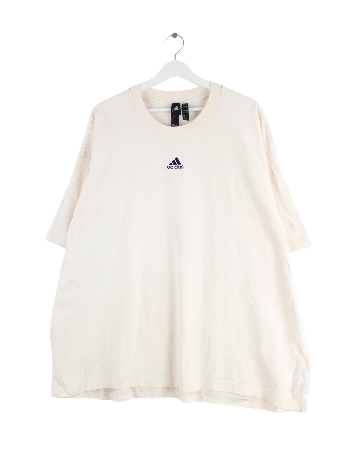 Adidas Embroidered T-Shirt Beige XXL – Peeces
